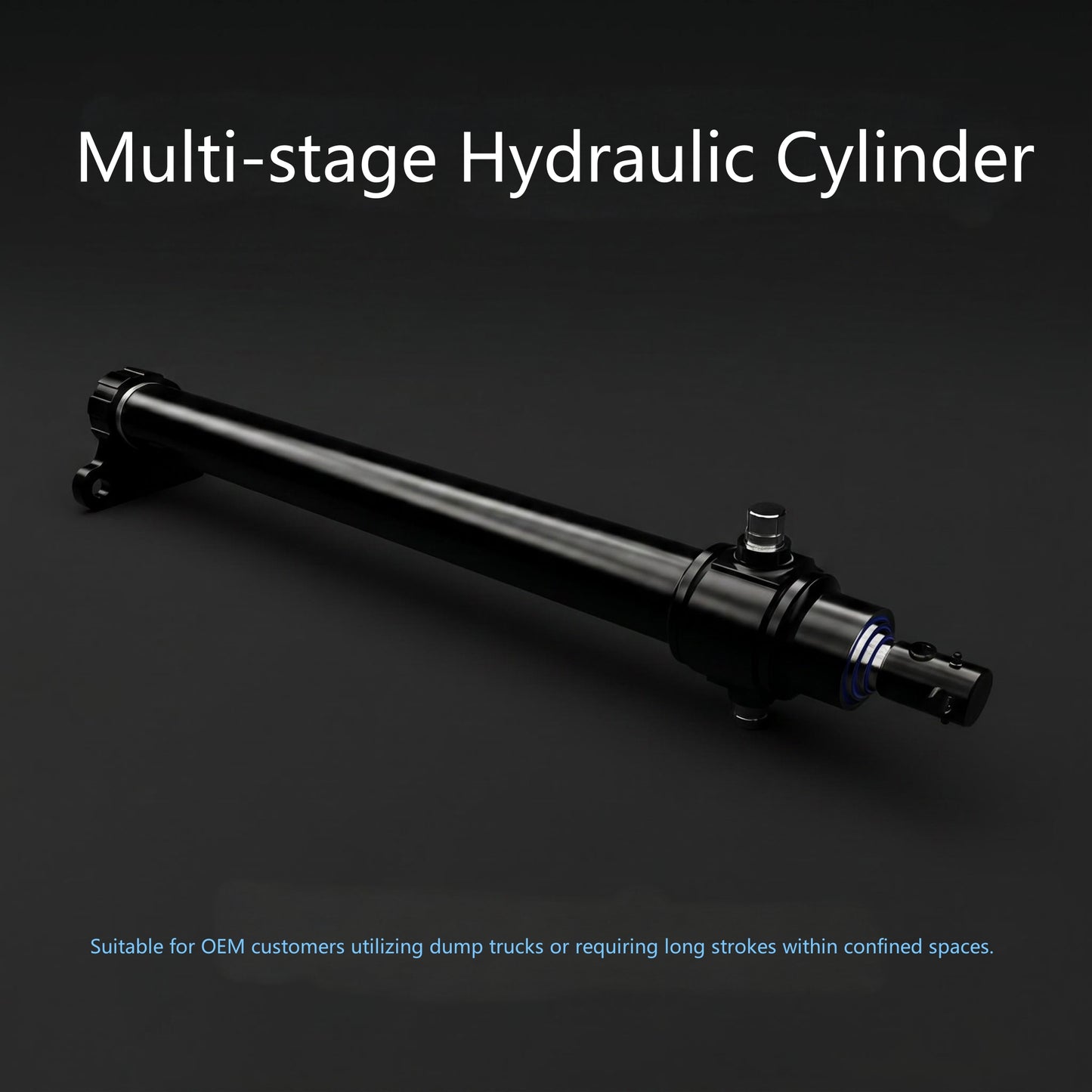 CTC 7 Tons Multi-Stage Hydraulic Cylinder Dump Truck Lifting Application