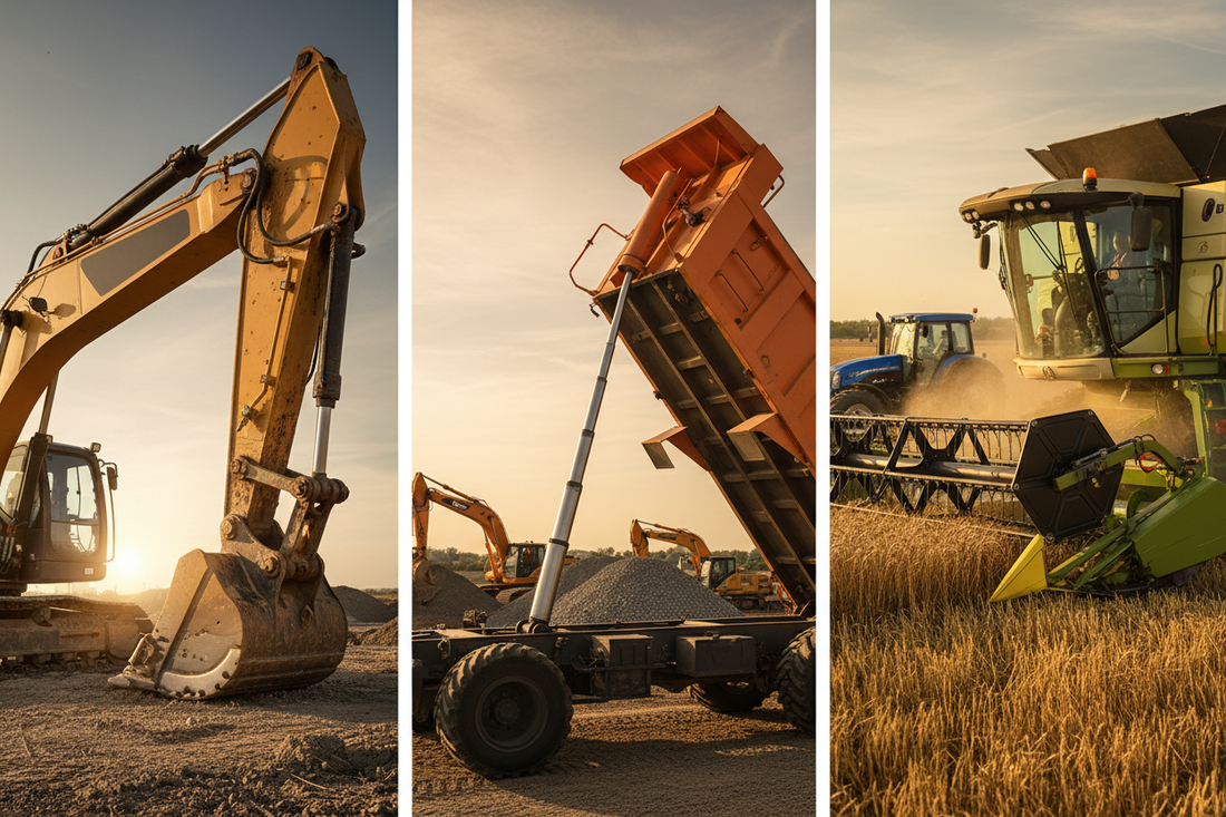 Top 7 Applications of Custom Hydraulic Cylinders in Construction & Agricultural Equipment