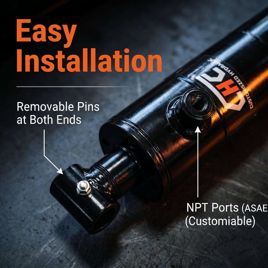 CBU Welded Hydraulic Cylinder Easy Installation Design