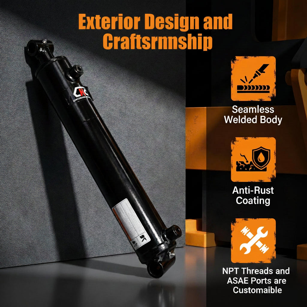 CBU Hydraulic Cylinder Exterior Design and Craftsmanship Detail
