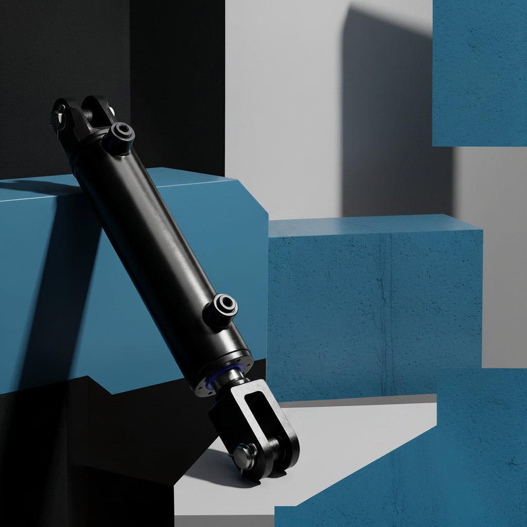 CCL Cross Lug Hydraulic Cylinder Product Display - Full Assembly View