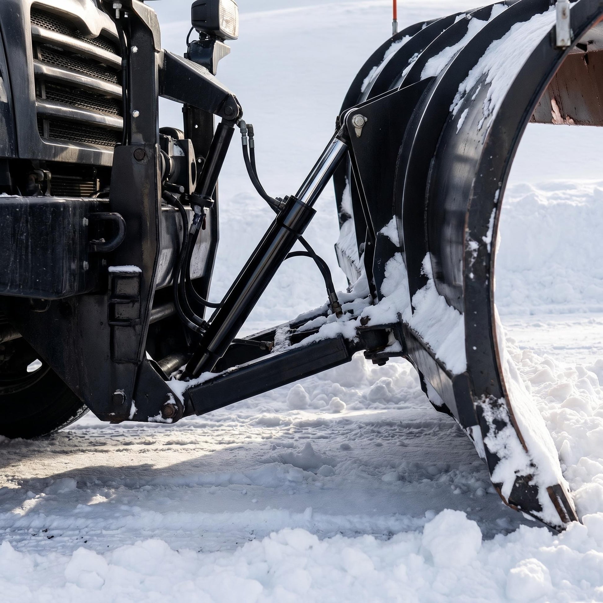 CFSP Fisher Snow Plow Hydraulic Cylinder Field Operation Application Photo
