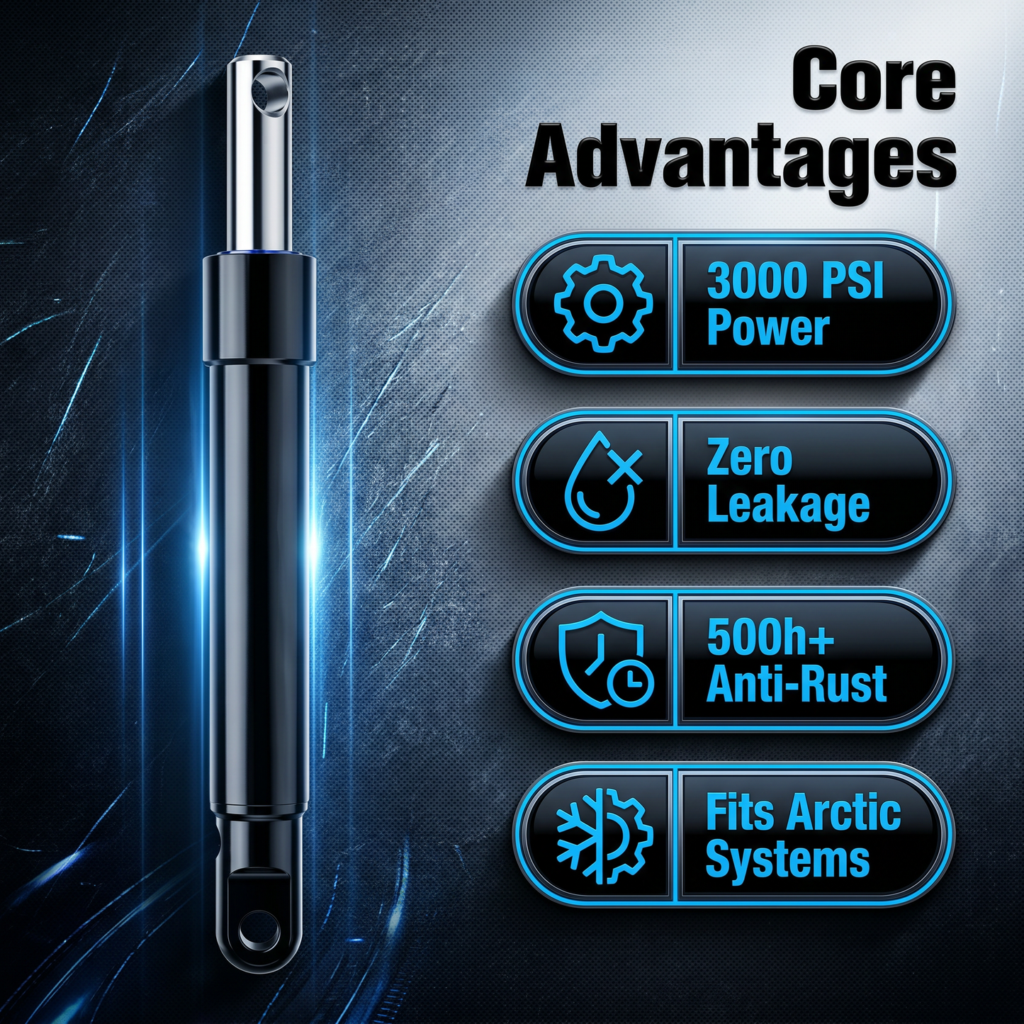 CMSP Meyer Snow Plow Hydraulic Cylinder Core Advantages and Features