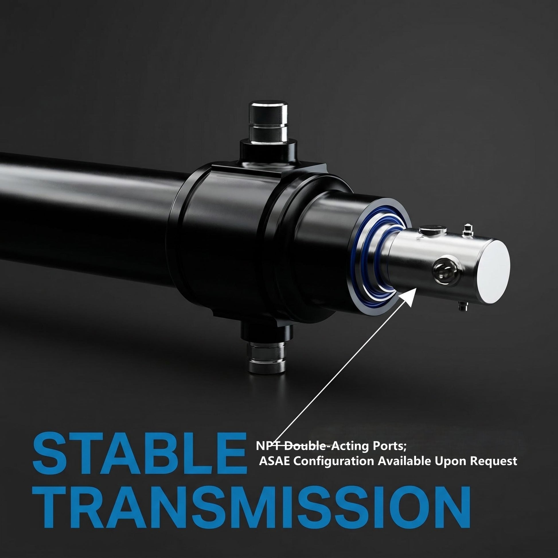 CTC 12 Tons Telescopic Hydraulic Cylinder Stable Transmission and Smooth Operation