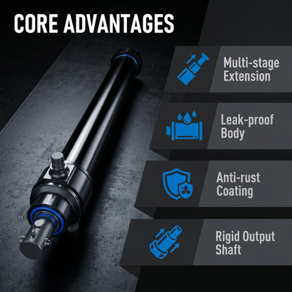 CTC 12 Tons Telescopic Hydraulic Cylinder Core Advantages and Features