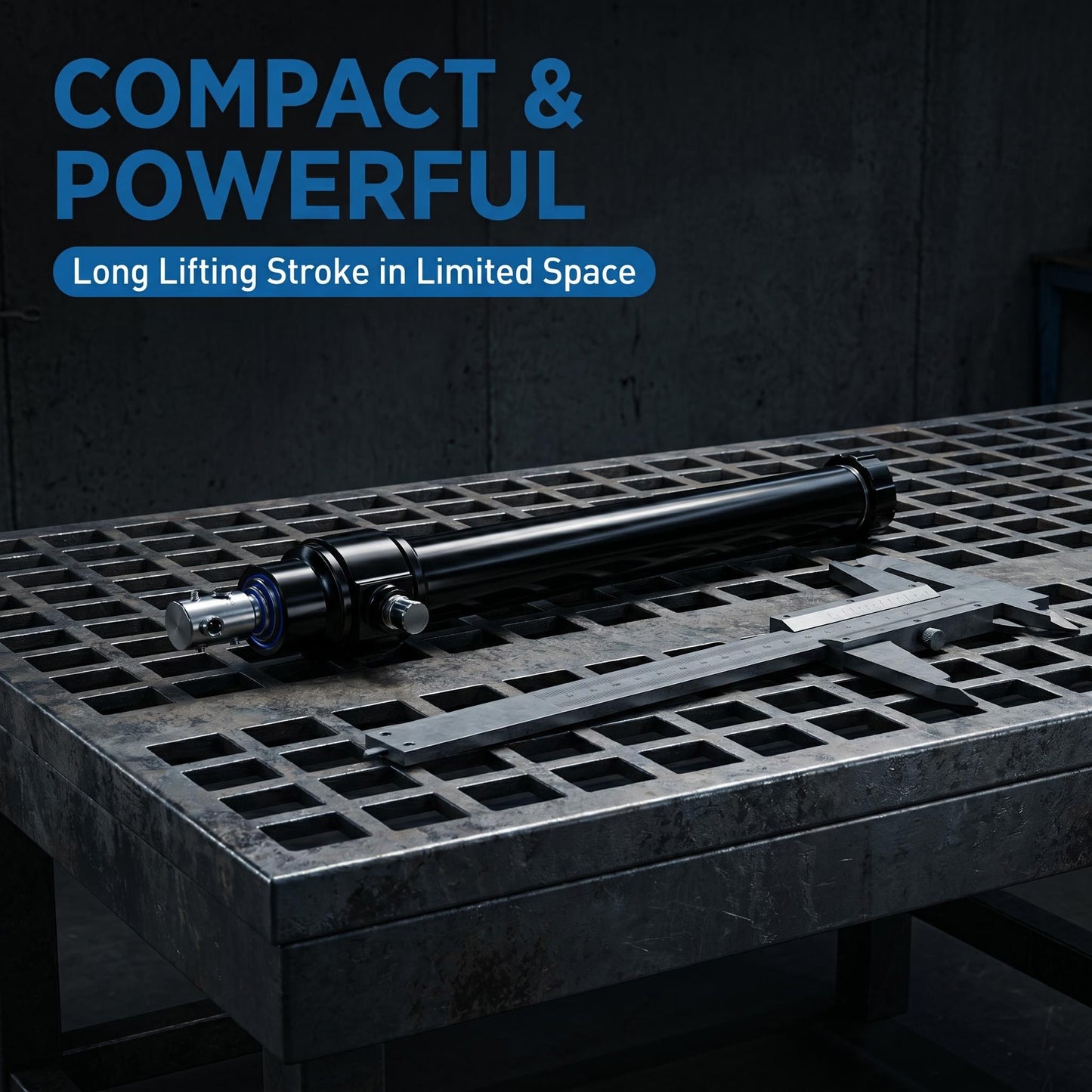CTC 12 Tons Telescopic Hydraulic Cylinder Compact and Powerful Design
