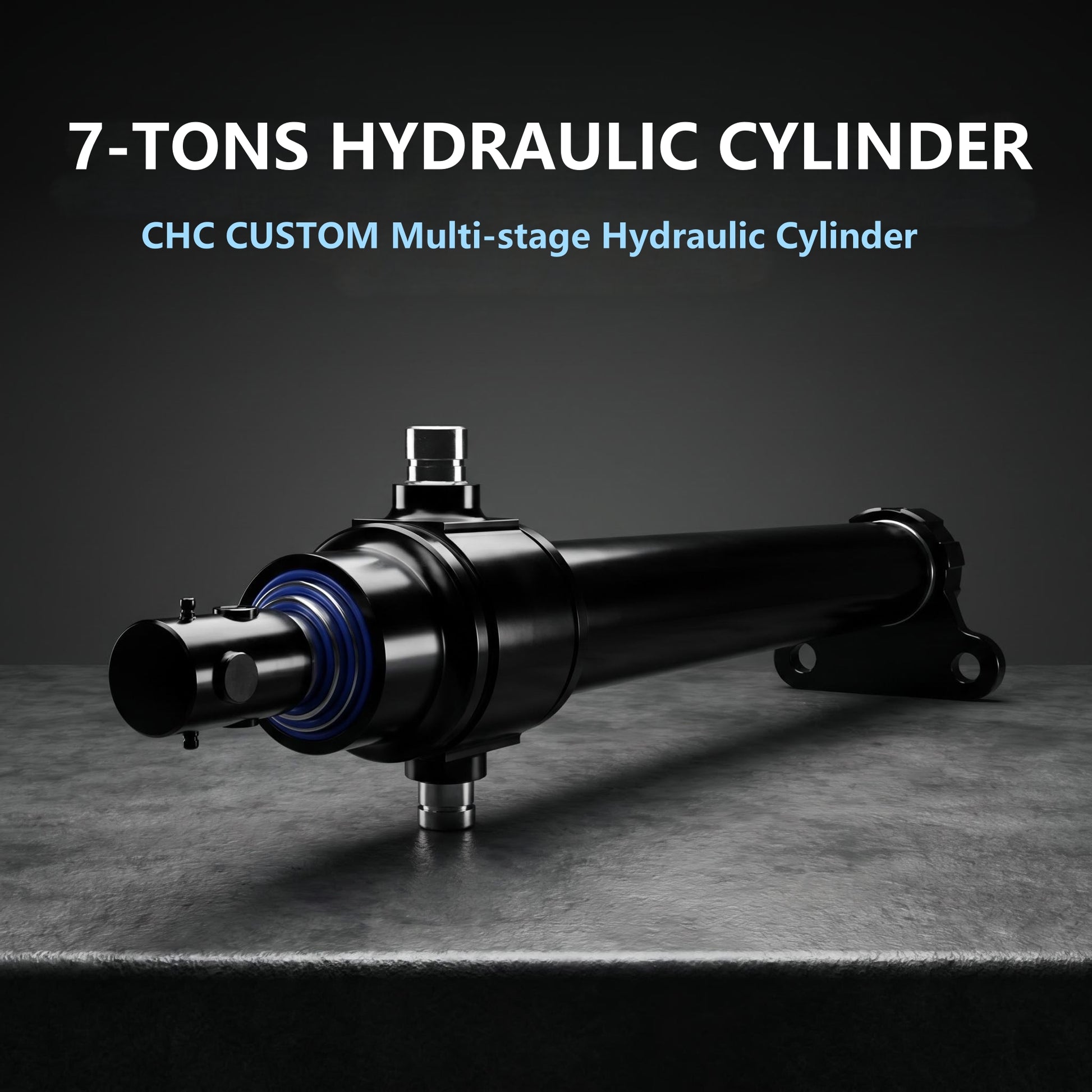 CTC 7- Tons Multi-Stage Inverted Telescopic Hydraulic Cylinder OEM Ready