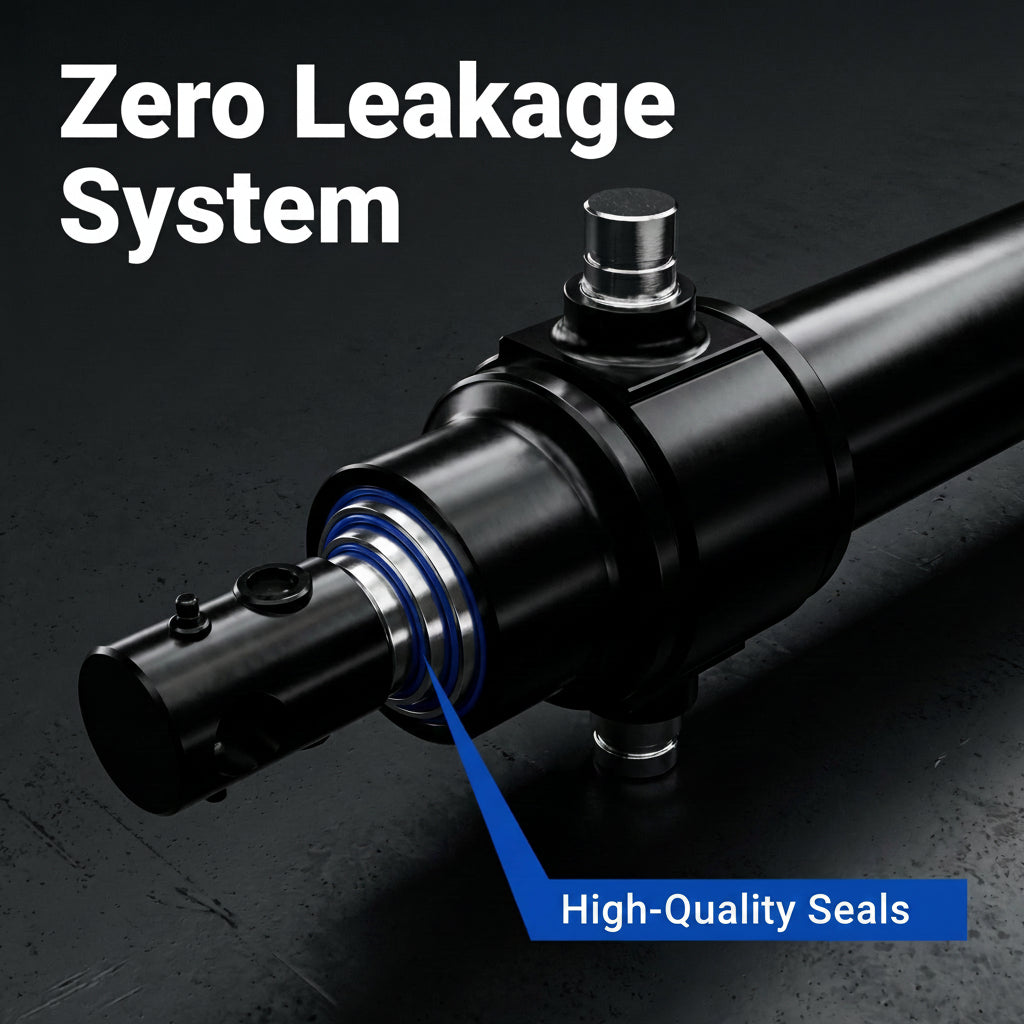 CTC 7 Tons Telescopic Hydraulic Cylinder Zero Leakage Seal System