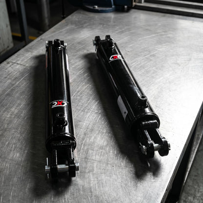 CTCL Trunnion Cross Lug Hydraulic Cylinder Full Assembly Side View
