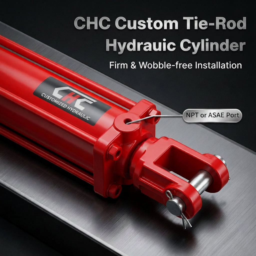 CTR2.5 Hydraulic Cylinder Selectable Ports NPT or ASAE Standard