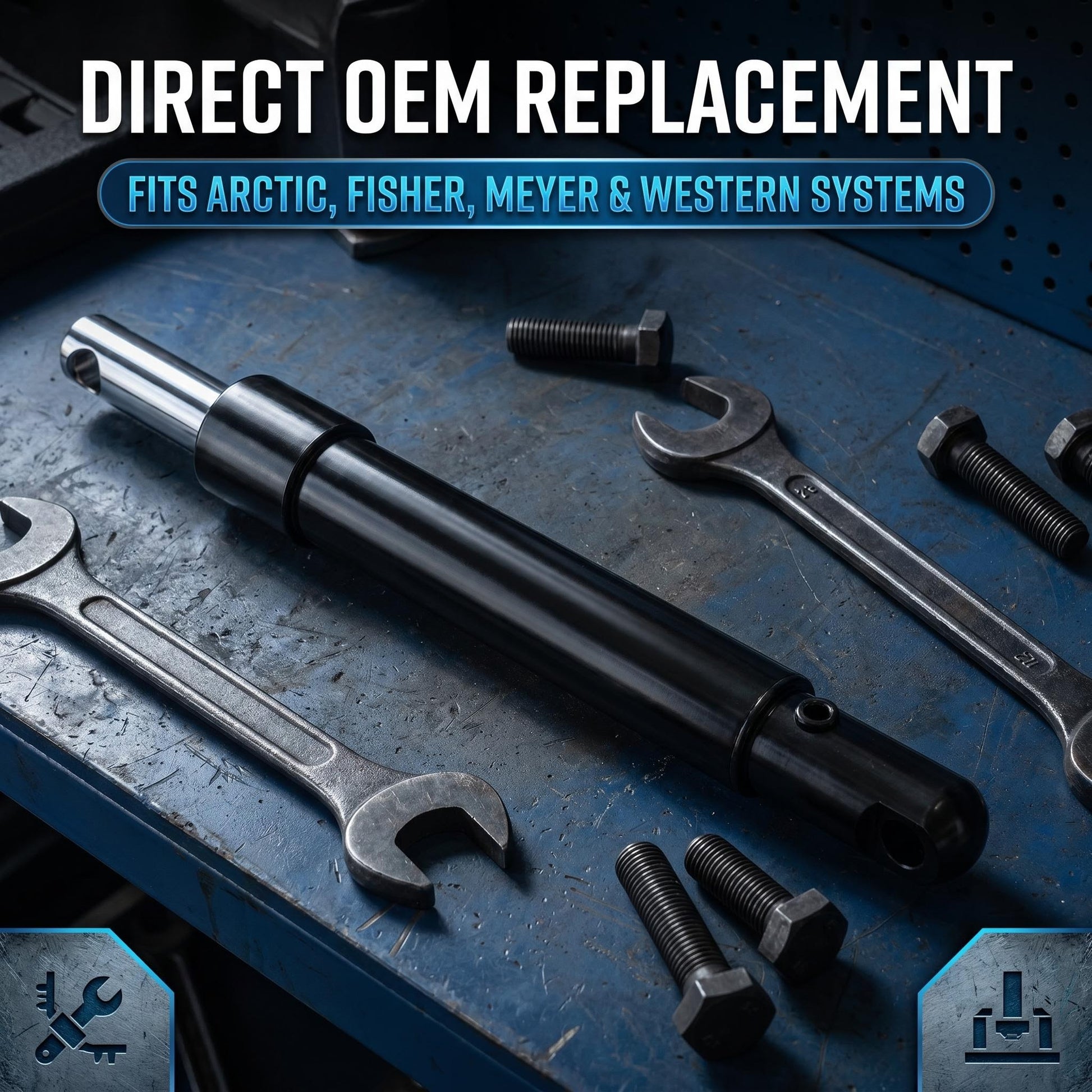 CWSP Western Snow Plow Hydraulic Cylinder Direct OEM Replacement Part