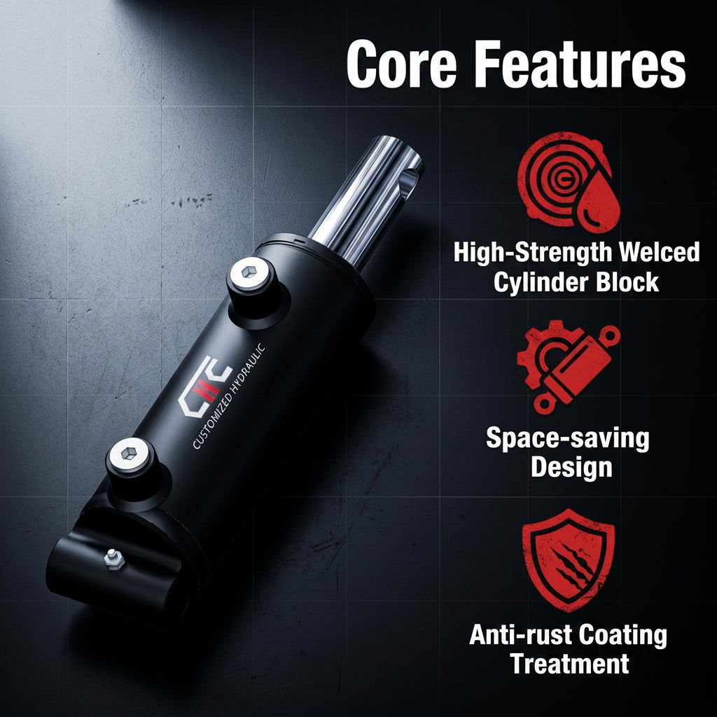 CWT3 Welded Tang Hydraulic Cylinder Core Features and Specifications